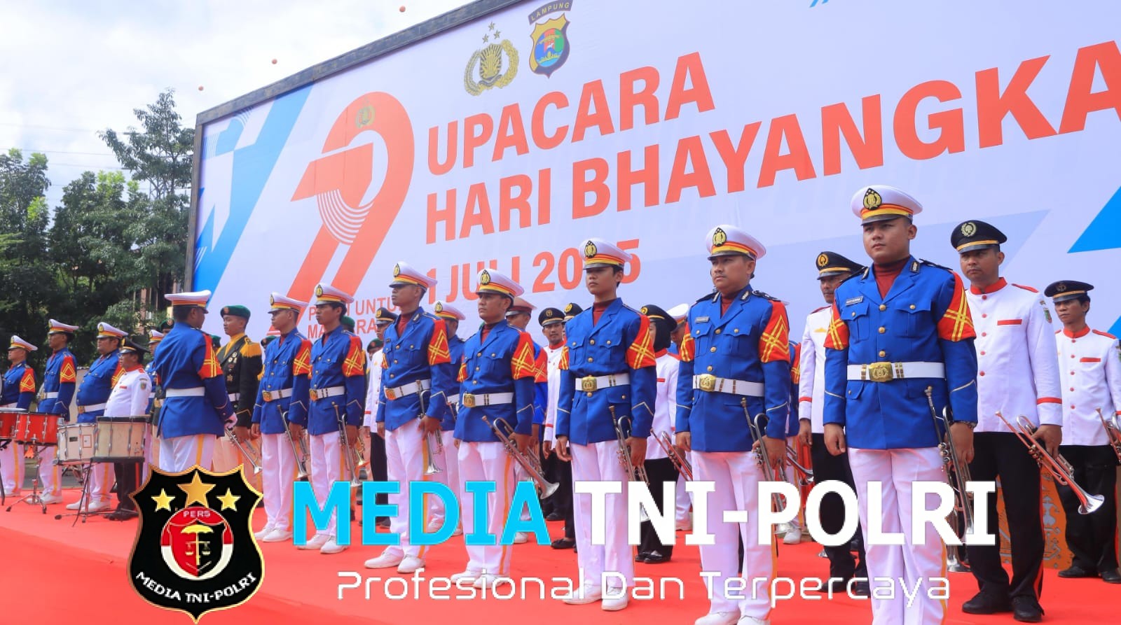 Mars Polri Gema di Langit Lampung, Kapolda: Ini Tradisi yang Menggelorakan Jiwa Bhayangkara!