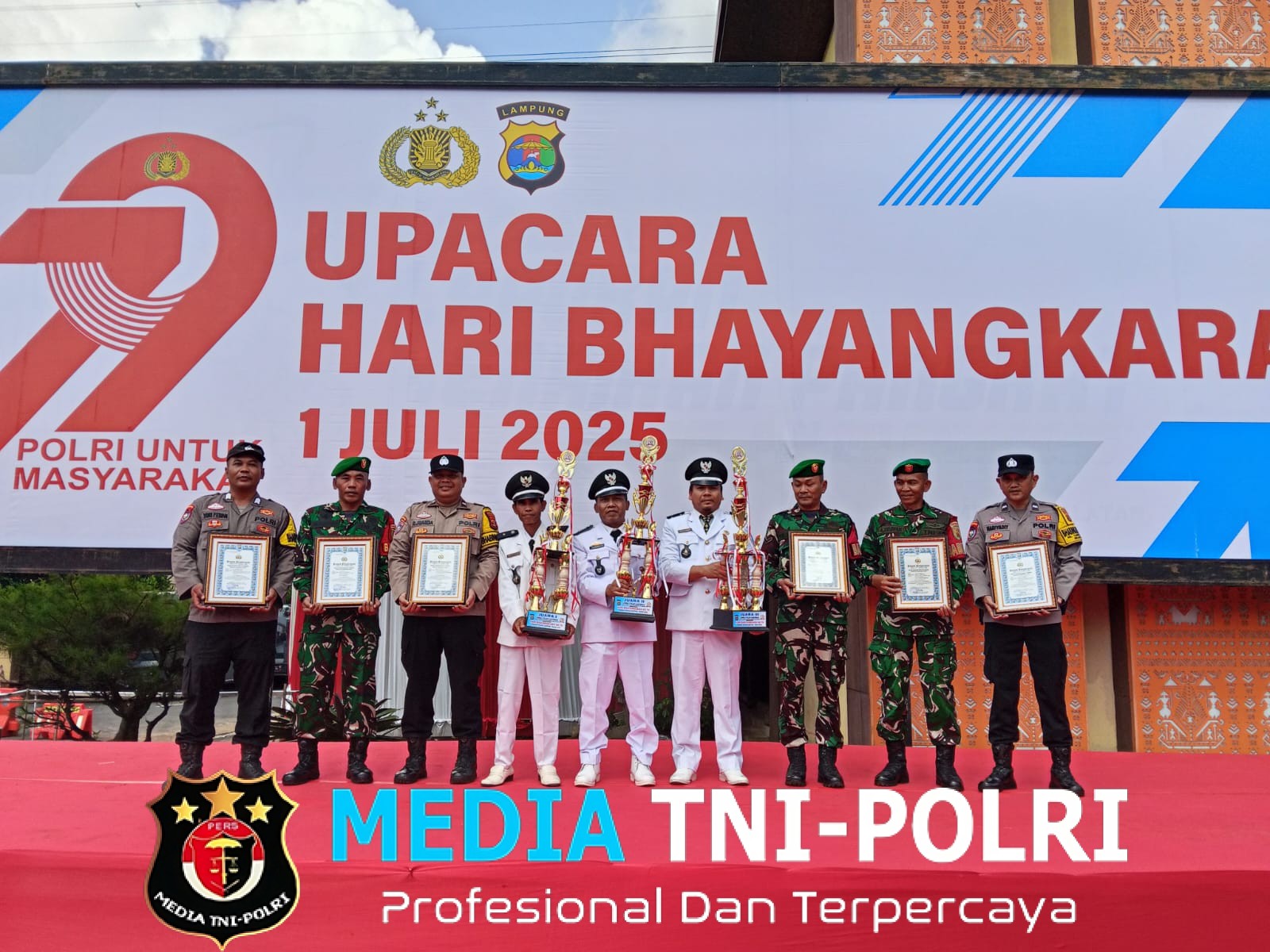 Membanggakan, Tiga Pilar Pekon Lugusari Pringsewu Raih Juara Pertama Lomba Tiga Pilar Tingkat Polda Lampung