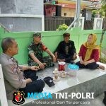 Sinergitas TNI-POLRI Sambang Warga Dengan Meningkatkan Keamanan Lewat Patroli Dialogis Ke Warga Kp. Dramaga Tengah.