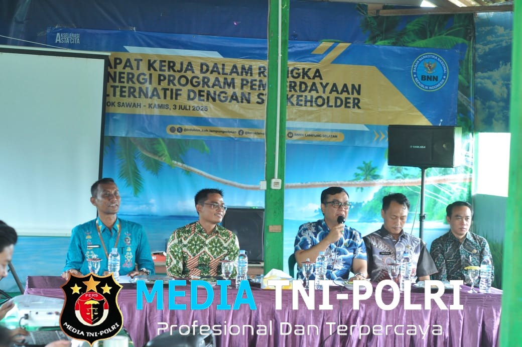 Pimpin Raker, Kepala BNNK Lampung Selatan: Jalin Sinergi dan Program Pemberdayaan Alternatif bersama Stakeholder