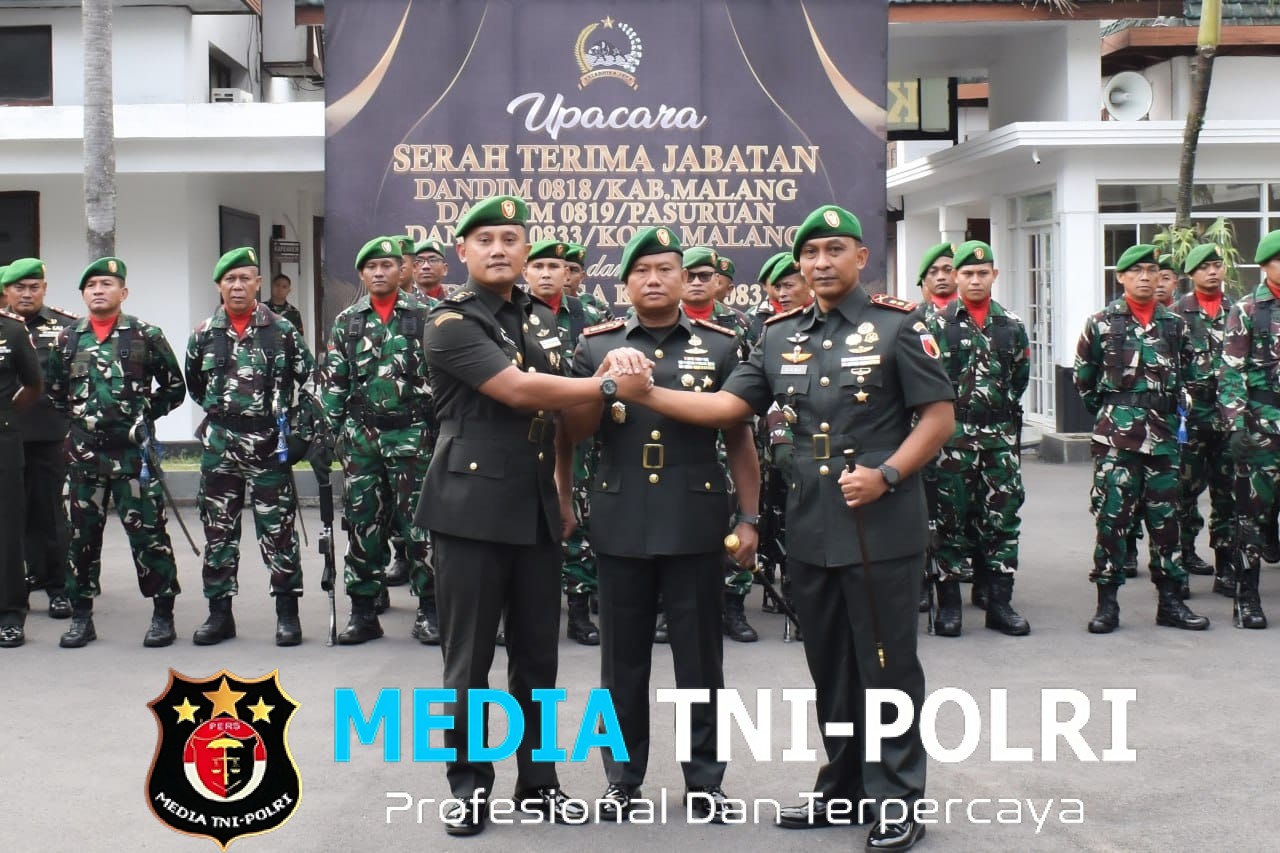 Kodim 0818 Gelar Tradisi Sakral, Letkol Inf Danu Prasetyo Resmi Gantikan Letkol Inf Yuda Sancoyo