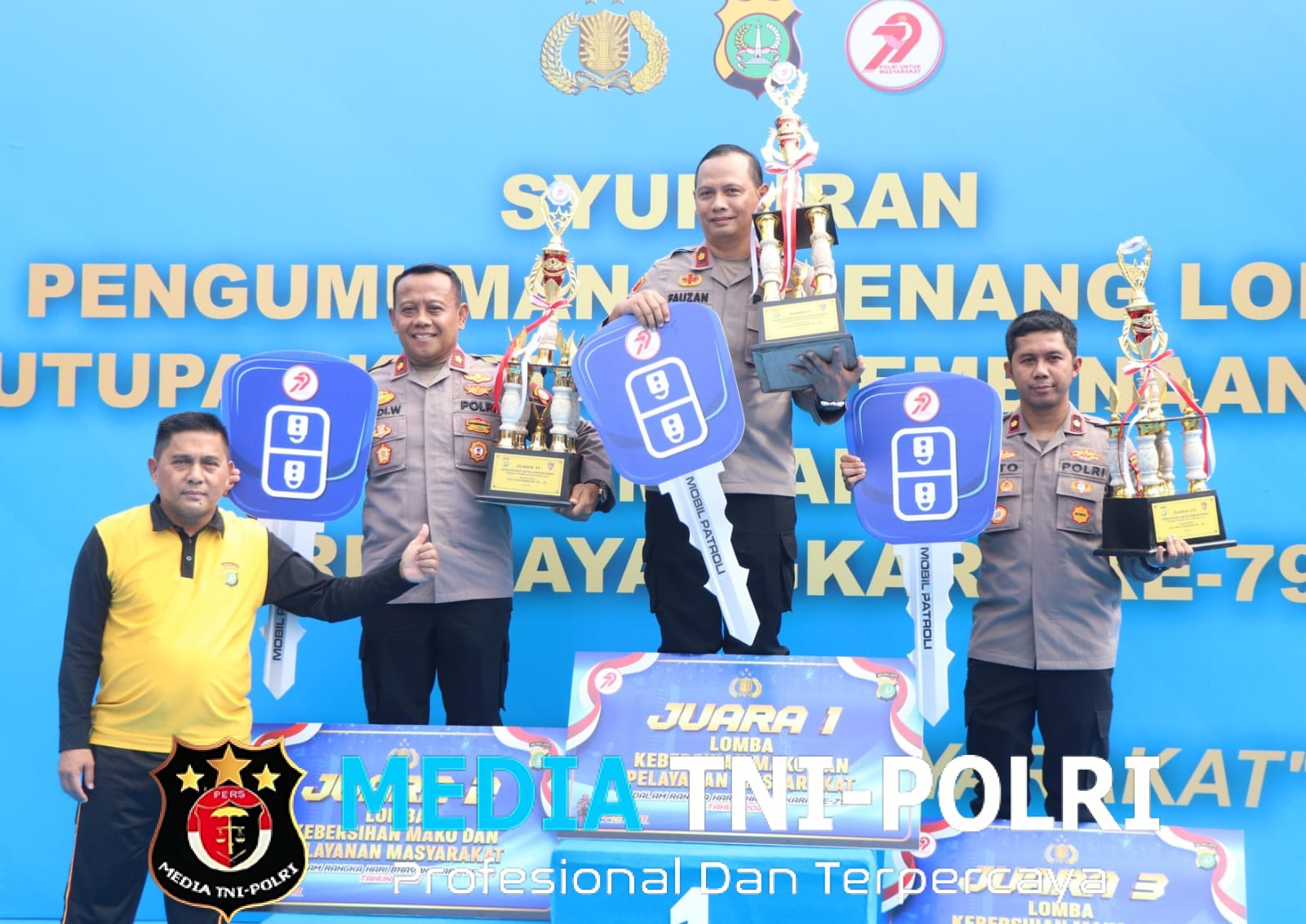 Polres Metro Tangerang Kota Sabet 4 Juara Momen Perlombaan di Hari Bhayangkara ke-79