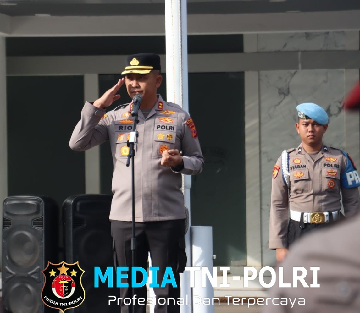 Kapolres Bogor Pimpin Apel Pagi Tegaskan Komitmen dan Ingatkan Kembali Tugas Pokok dan Fungsi Personel