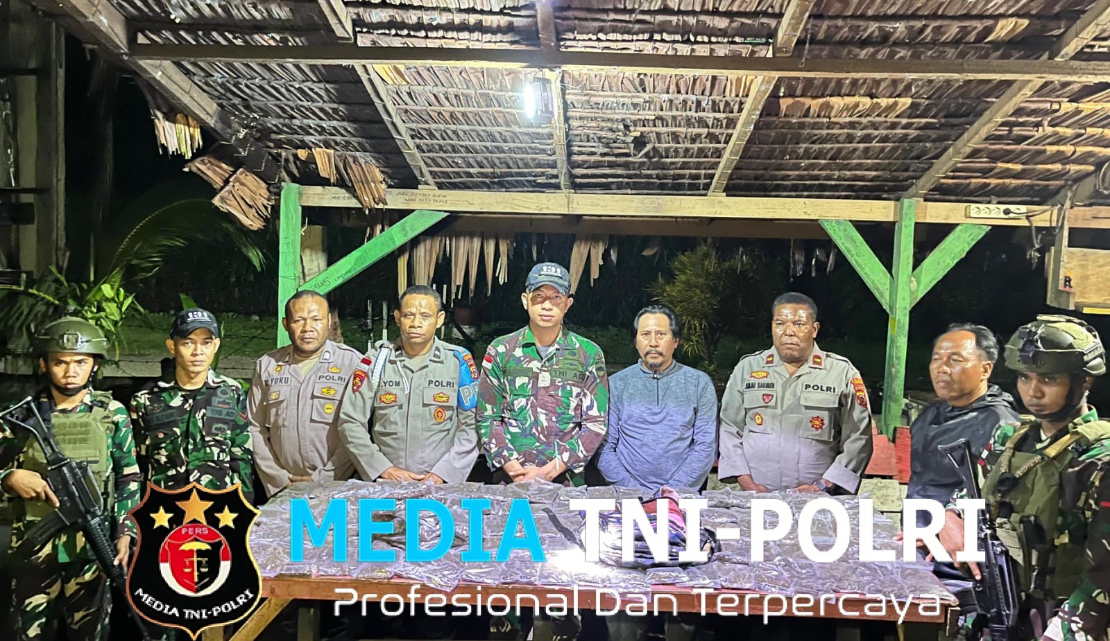 Satgas Pamtas Statis RI-PNG Yonif 131/Brajasakti Kembali Gagalkan Peredaran Ganja di Kampung Skofro