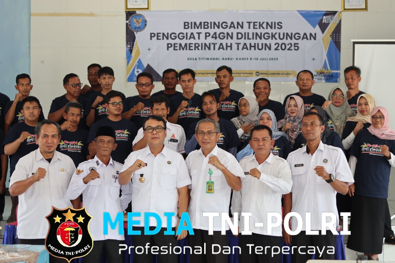 Ajak Pemerintah Dukung P4GN, Ka. BNNK Lamsel Gelar Bimtek di GSG Titiwangi, Candipuro