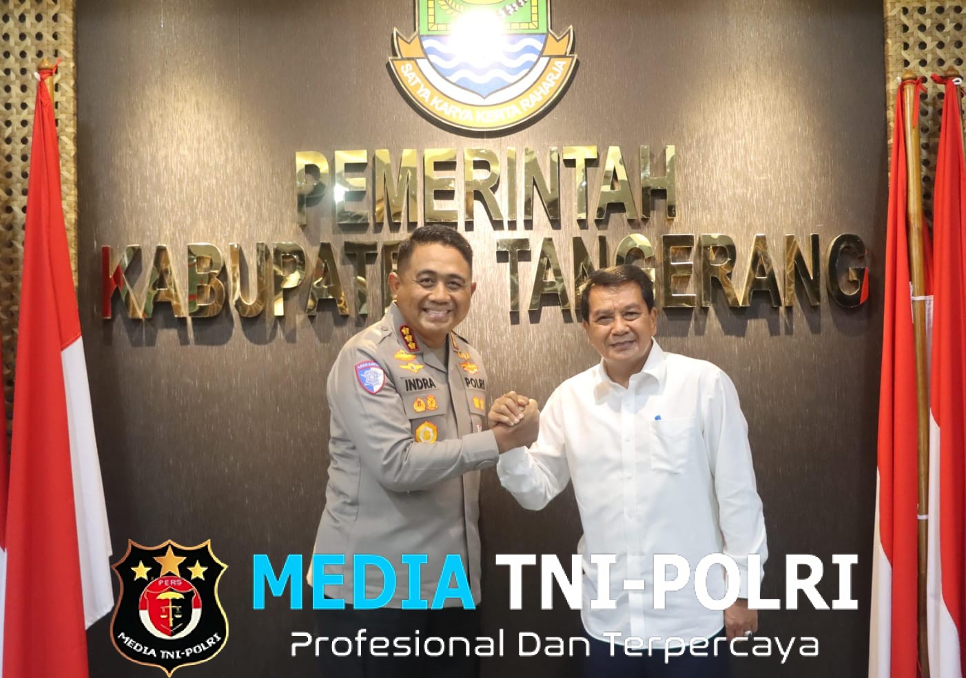 Silaturahmi ke Bupati, Kapolresta Tangerang Diskusikan Pelaksanaan Ketahanan Pangan