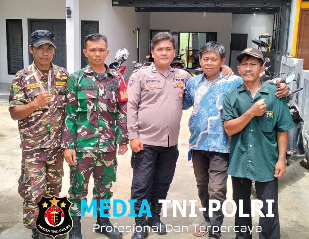 Bhabinkamtibmas dan TNI Bersinergi Jaga Kamtibmas, Wujudkan Lingkungan Aman di Desa Binaan Parung