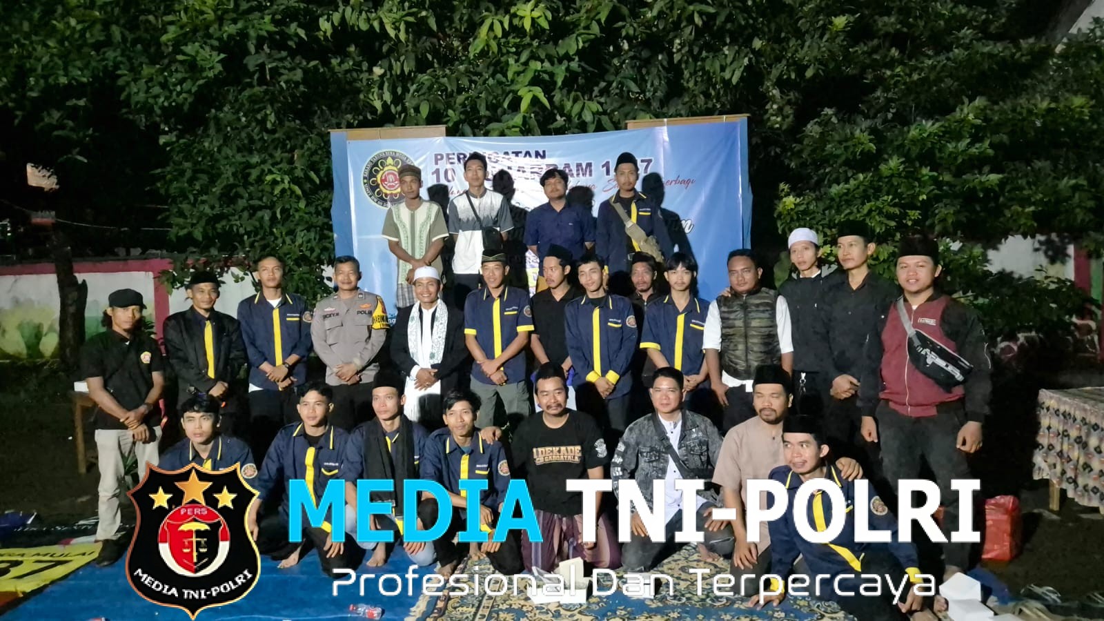 Polsek Babakan Madang Amankan Pawai Obor dan Santunan Anak Yatim Peringatan 10 Muharam di Desa Kadumanggu