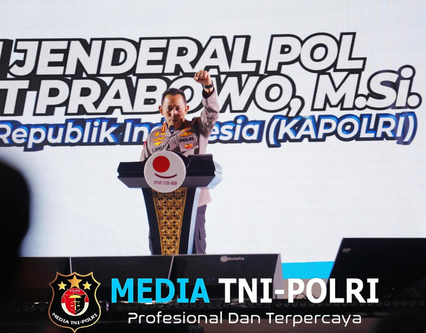 Kapolri: Penghargaan ITUC Tak Terlepas Dari Peran Serikat Buruh Indonesia