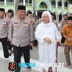 Jalin Silaturahmi Kapolresta Tangerang Sambangi Tokoh Ulama KH. Tohlawi Romli di Pasar Kemis, Tangerang 