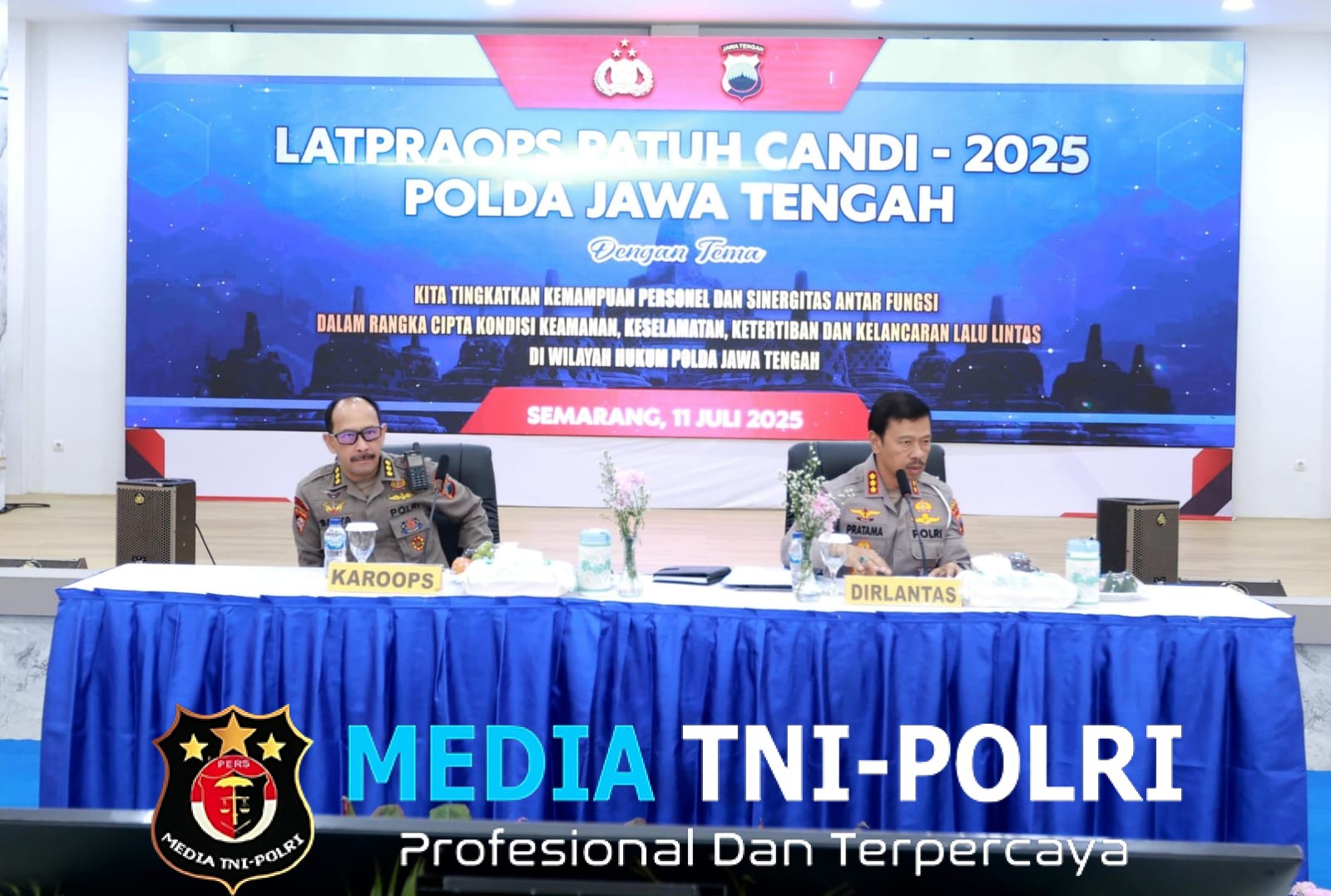 Polda Jateng Siap Gelar Ops Patuh Candi Selama 14 Hari Secara Humanis dan Profesional