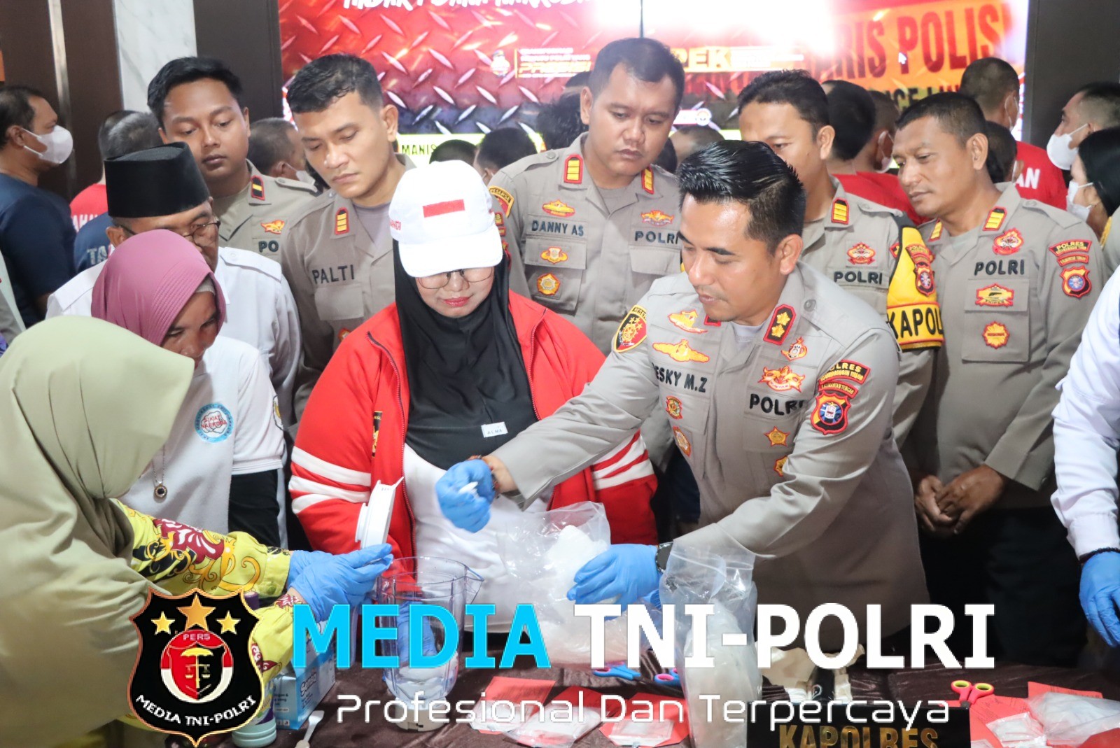 Pemusnahan 2.6 Kilo Gram Narkotika Jenis Sabu, Hasil Operasi Antik, Polres Kotim Komitmen berantas Narkoba.