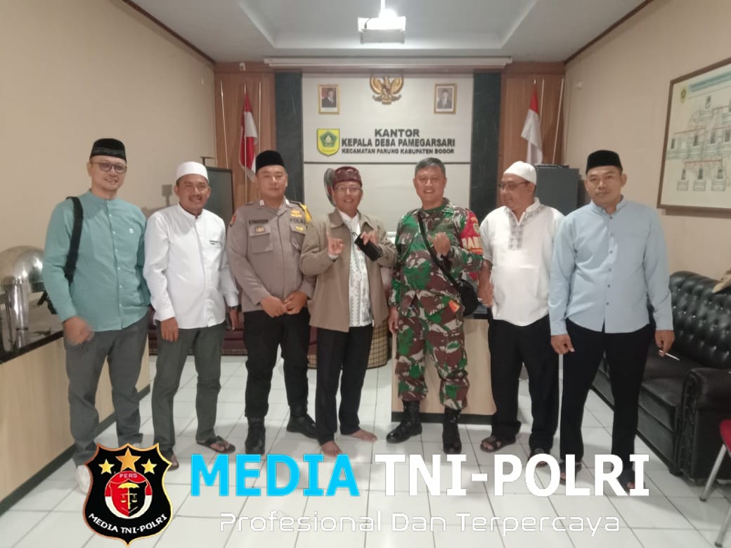 Sinergitas Bhabinkamtibmas dan Babinsa Parung, Wujudkan Kamtibmas yang kondusif di Desa Binaan