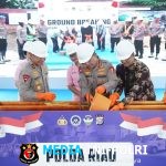 Dukung Penuh Program MBG, Kapolri Hadiri Groundbreaking 9 SPPG Polda Riau