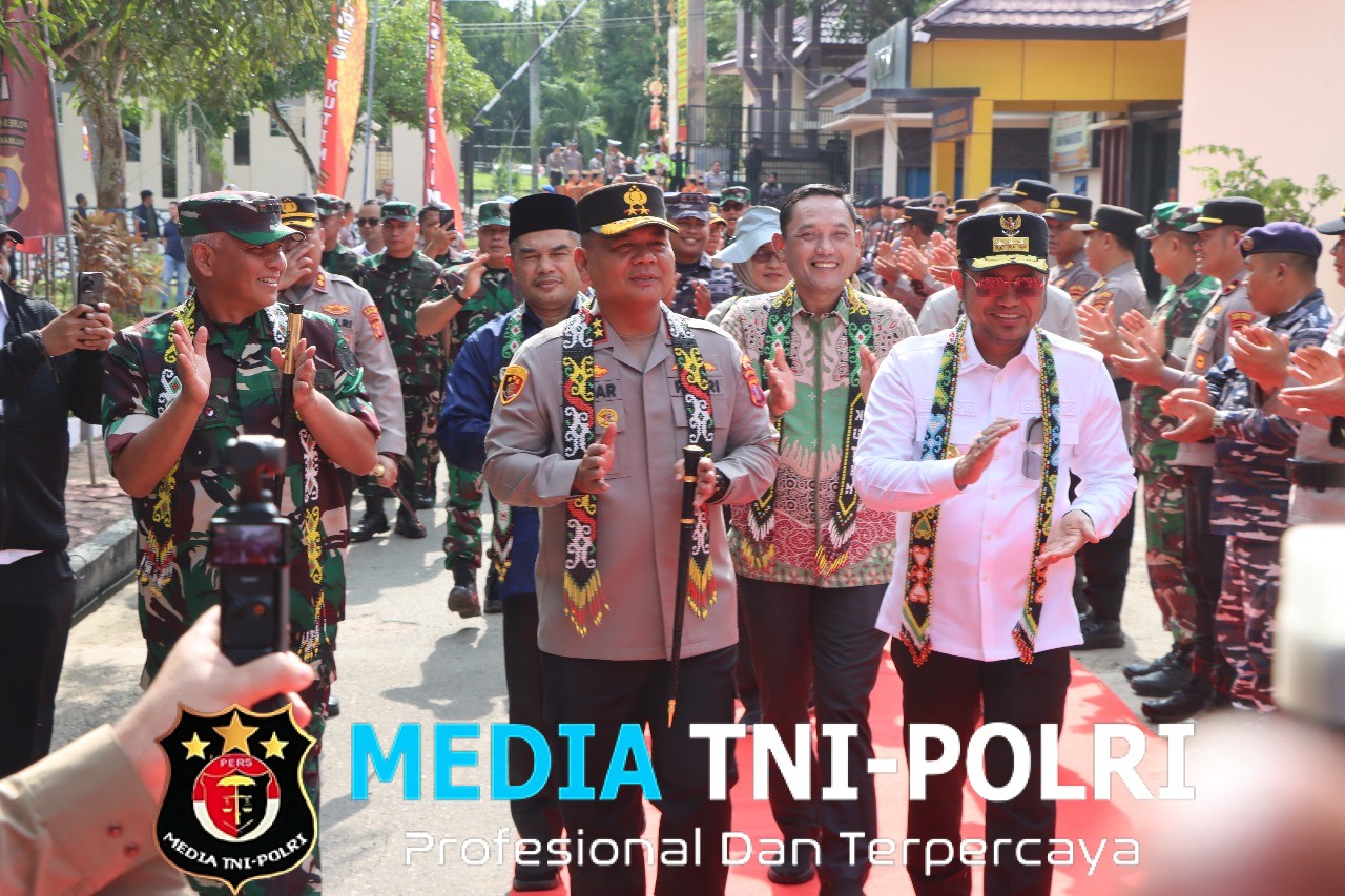 Kunker Sinergitas, Kapolda Kaltim, Gubernur Kalimantan Timur, dan Pangdam VI/MLW Perkuat Kolaborasi TNI-Polri dan Pemerintah di Kutai Timur