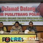 Puslitbang Polri Lakukan Penelitian Evaluasi Kualitas Kendaraan Dinas di Polres Langkat