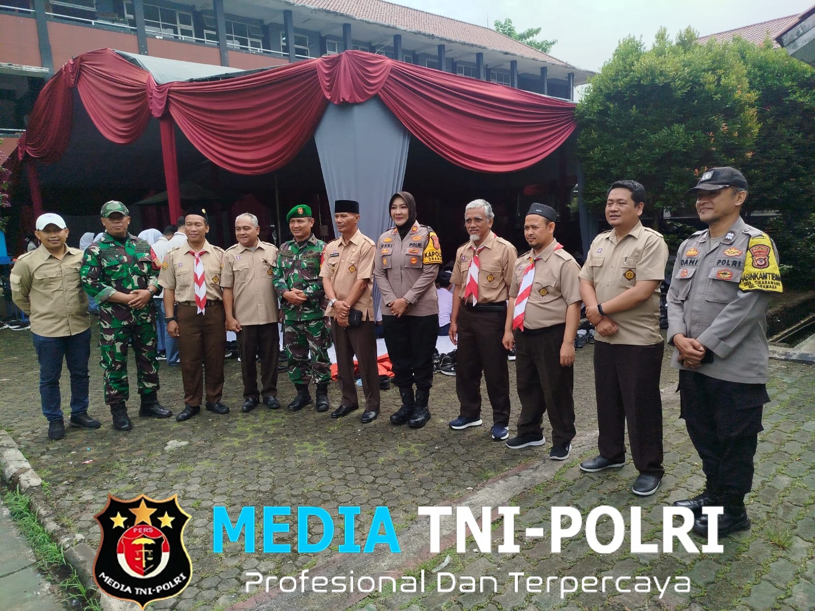 Kapolsek Dramaga Hadir Dalam Pembukaan MPLS SMAN 1 Dramaga, Beri Edukasi Dan Himbauan Kamtibmas Berkaitan Dengan Pelajar Sekolah