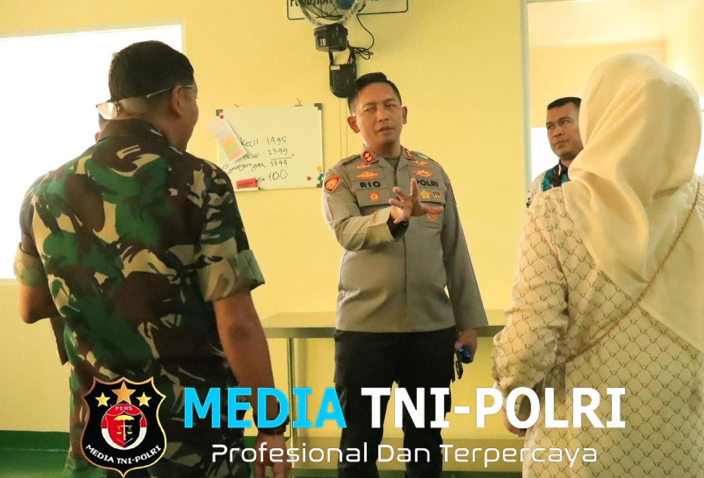 Kapolres Bogor Berkunjung ke Badan Gizi Nasional Indonesia Dapur 1 Satuan Pelayanan Pemenuhan Gizi (SPPG) Lanud Atang Sendjaya