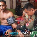 Prajurit Satgas Pamtas RI–Malaysia Yonarhanud 1/PBC/1 Kostrad Gelar Pelayanan Kesehatan di Wilayah Perbatasan Kalimantan Barat Sektor Barat