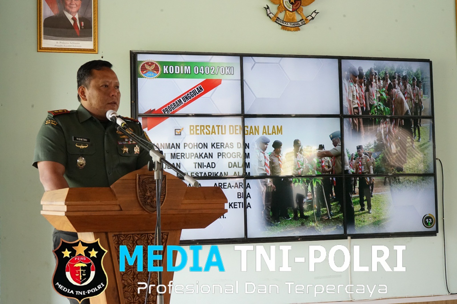 Kodim 0402 OKI Gelar Komunikasi Sosial Bersama KBT