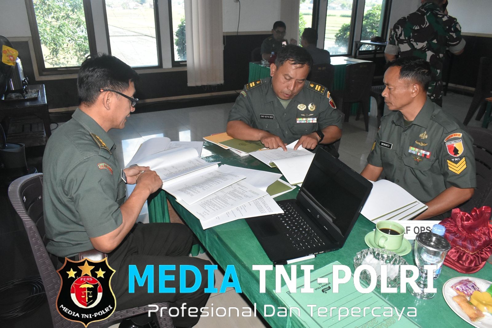 Kodim 0818/Malang-Batu Terima Kunjungan Kerja Tim Wasrik Post Audit dari Inspektorat Daerah Militer V/Brawijaya