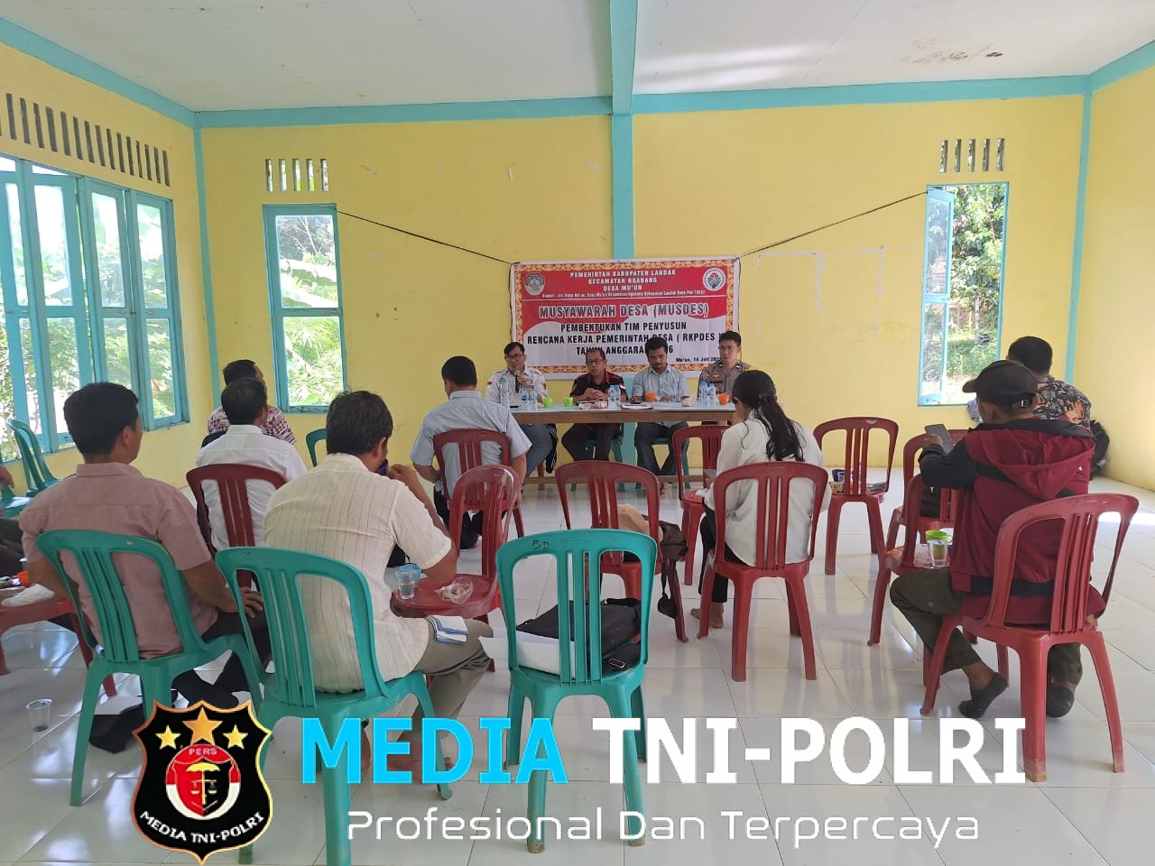 Hadiri Giat Musdes RKP-Des Tahun Anggaran 2026 Di Desa Muun Bripka Agus Priadi Sampaikan Pesan Kamtibmas