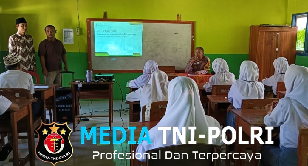 Polsek Pematang Sawa Sosialisasi Cegah Bullying, Narkoba dan Judi Online Saat MPLS di MA Nurul Barkah
