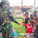 Selaras Berbagi Satgas Yonif 521/DY Gelar Binter Terbatas di Pos Kurima