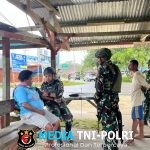 Satgas Pamtas RI-PNG Kewilayahan Yonif 763/SBA Pos Aisyo Laksanakan Kegiatan Yankes Gratis di Distrik Aifat