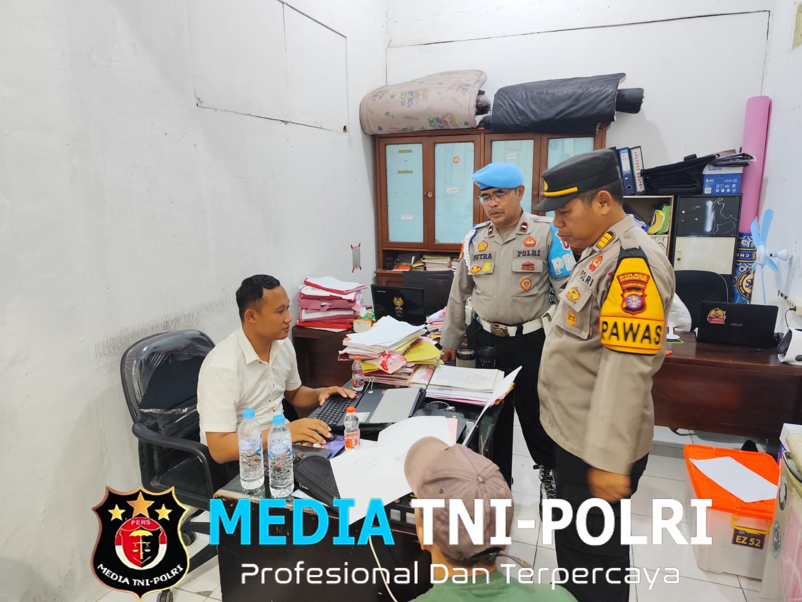 Perwira Pengawas Lakukan Pengecekan, Memastikan Keamanan Mapolres Kotim