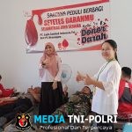 Danramil Wonosegoro Dukung Aksi Kemanusiaan di Donor Darah Massal PT Japfa Comfeed