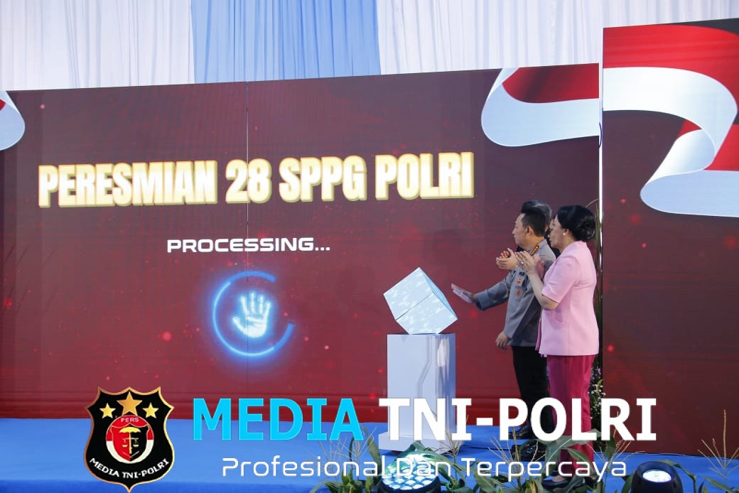 Kapolri Resmikan SPPG di 28 Titik di Indonesia, Dukung Program MBG