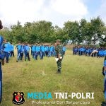 Anggota Koramil 0818/10 Pagak Berikan Pelatihan LBB untuk Siswa SMPN 02 Pagak di Hari Ke-5 Masa Pengenalan Lingkungan Sekolah