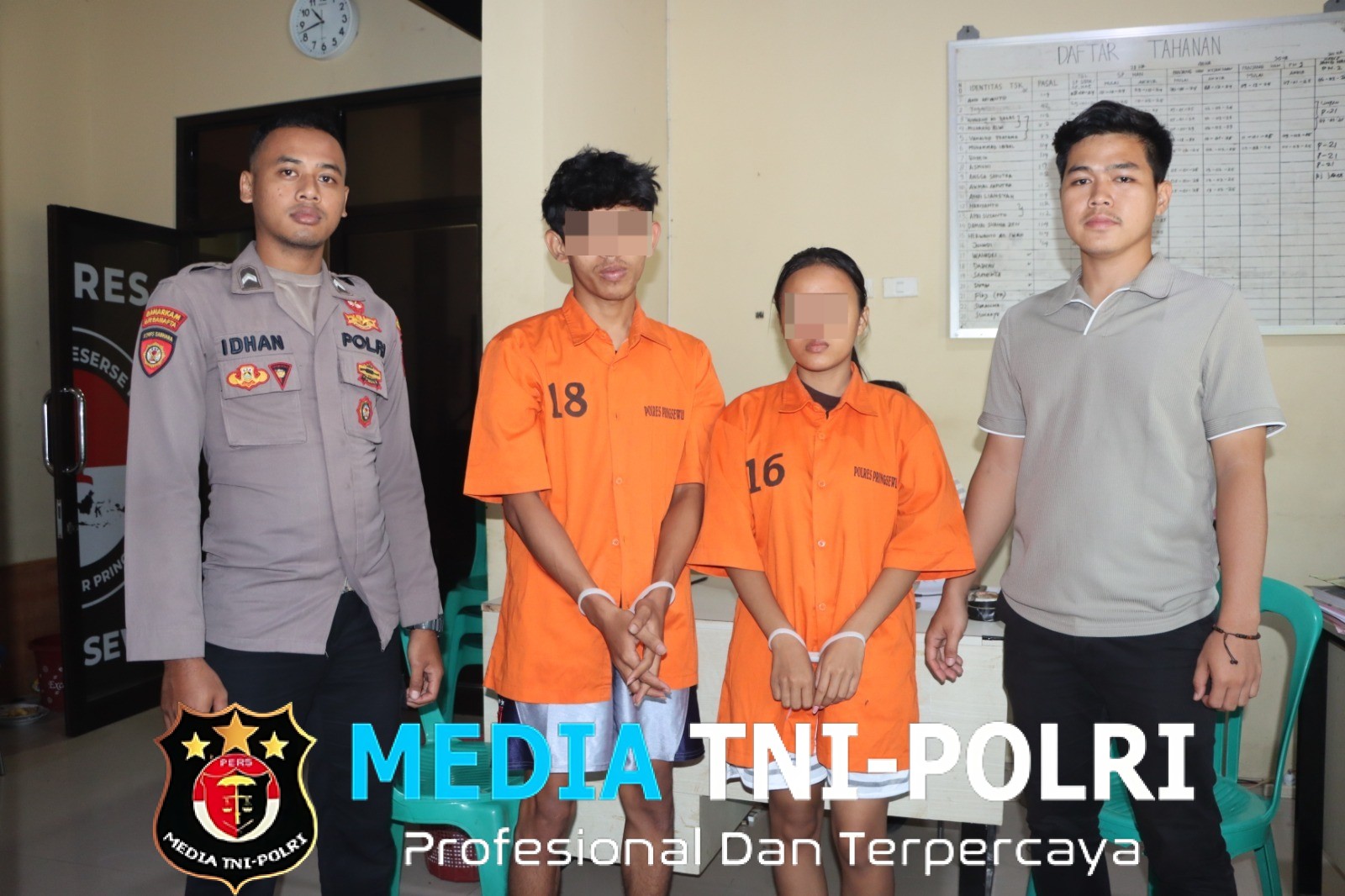 Satnarkoba Polres Pringsewu Bongkar Home Industri dan Peredaran Tembakau Sintesis yang Dijalankan Pasangan Kekasih