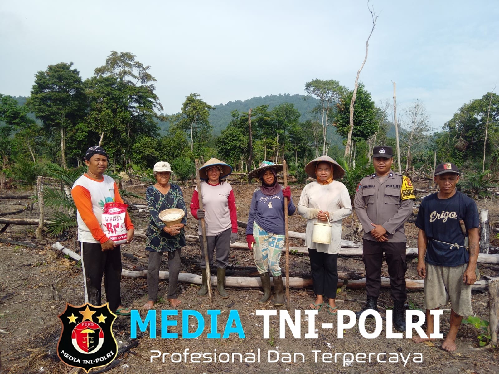 KWT Raya Abadi Sebadu Laksanakan Tanam Jagung Juli 2025, Dukung Program Nasional 1 Juta Hektar