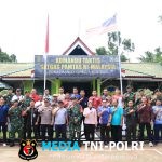 Dansatgas Pamtas RI-Malaysia Yonarhanud 1 Kostrad Letkol Arh Andy Qomarudin, Jalin Sinergi dengan Forkopimcam dan Stakeholder di Wilayah Entikong