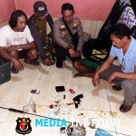 Tekab 308 Polsek Bumi Ratu Nuban Tangkap Pelaku Pencurian Besi, Ditemukan Juga Narkotika dan Senjata Modifikasi!