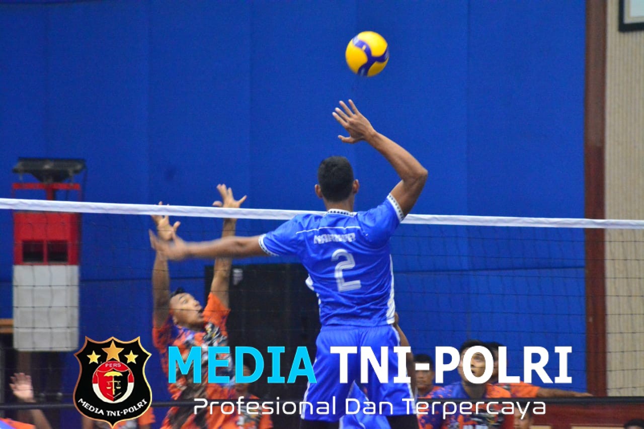 Tim Voli Putra Marinir Sukses Kalahkan Kolinlamil di Ajang Poral Wilbar 2025