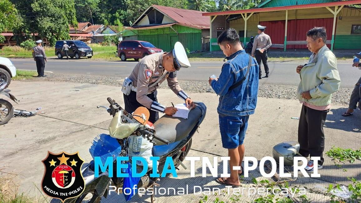 Satlantas Polres Tanggamus Gelar Razia Ops Patuh Krakatau 2025 di Jalinbar Talagening