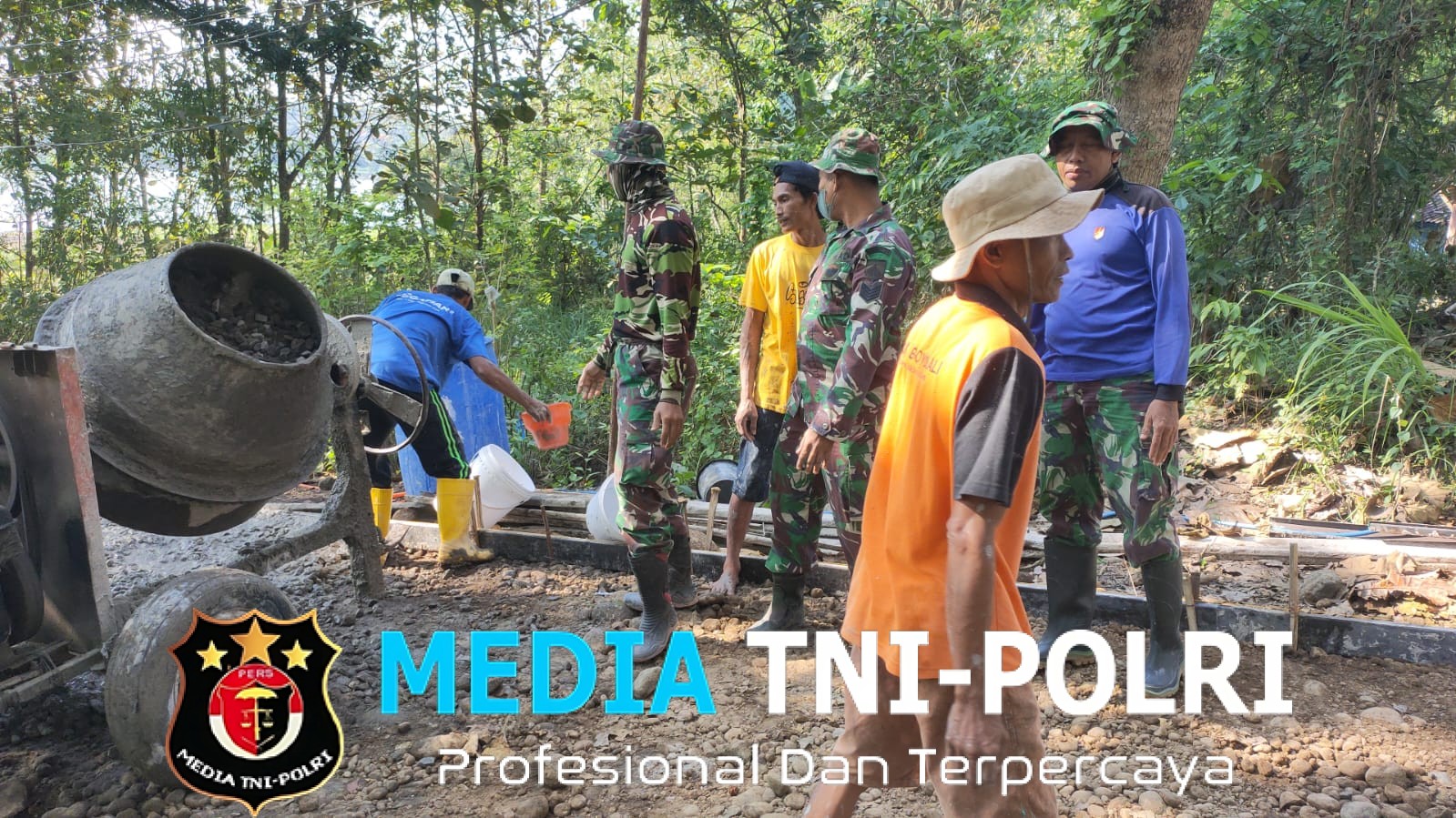 Semangat Gotong Royong Warnai Pra TMMD Sengkuyung di Desa Sarimulyo Boyolali