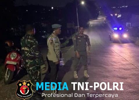 Antisipasi Gangguan Kamtibmas Polsek Cibungbulang Gelar Patroli KRYD Gabungan di Malam Hari 
