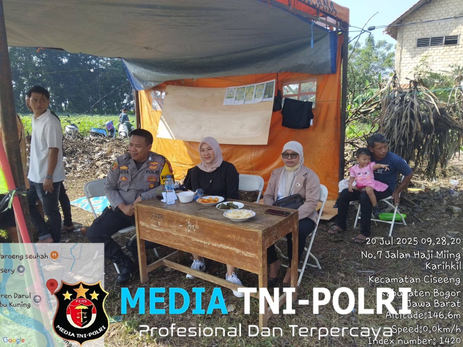 Kolaborasi Bhabinkamtibmas dan Babinsa Parung, Edukasi Warga Hadapi Gangguan Kamtibmas