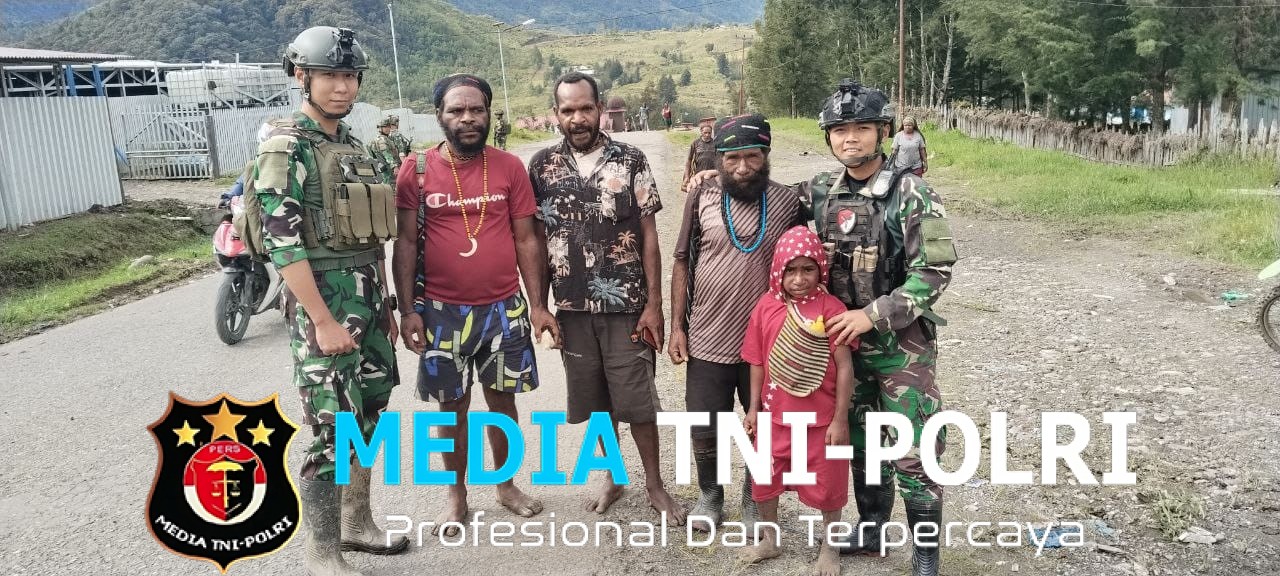 Satgas TNI Hadirkan Hangatnya Kekeluargaan di Kampung Kago Papua