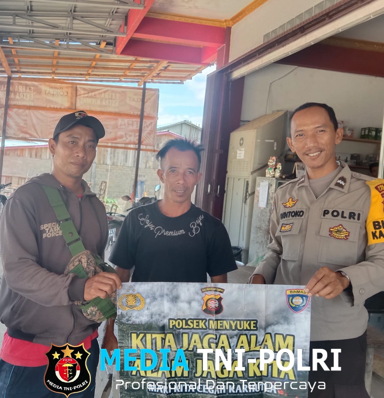 Melalui Sosialisasi, Warga Diajak Bhabinkamtibmas Polsek Menyuke Antisipasi Karhutla