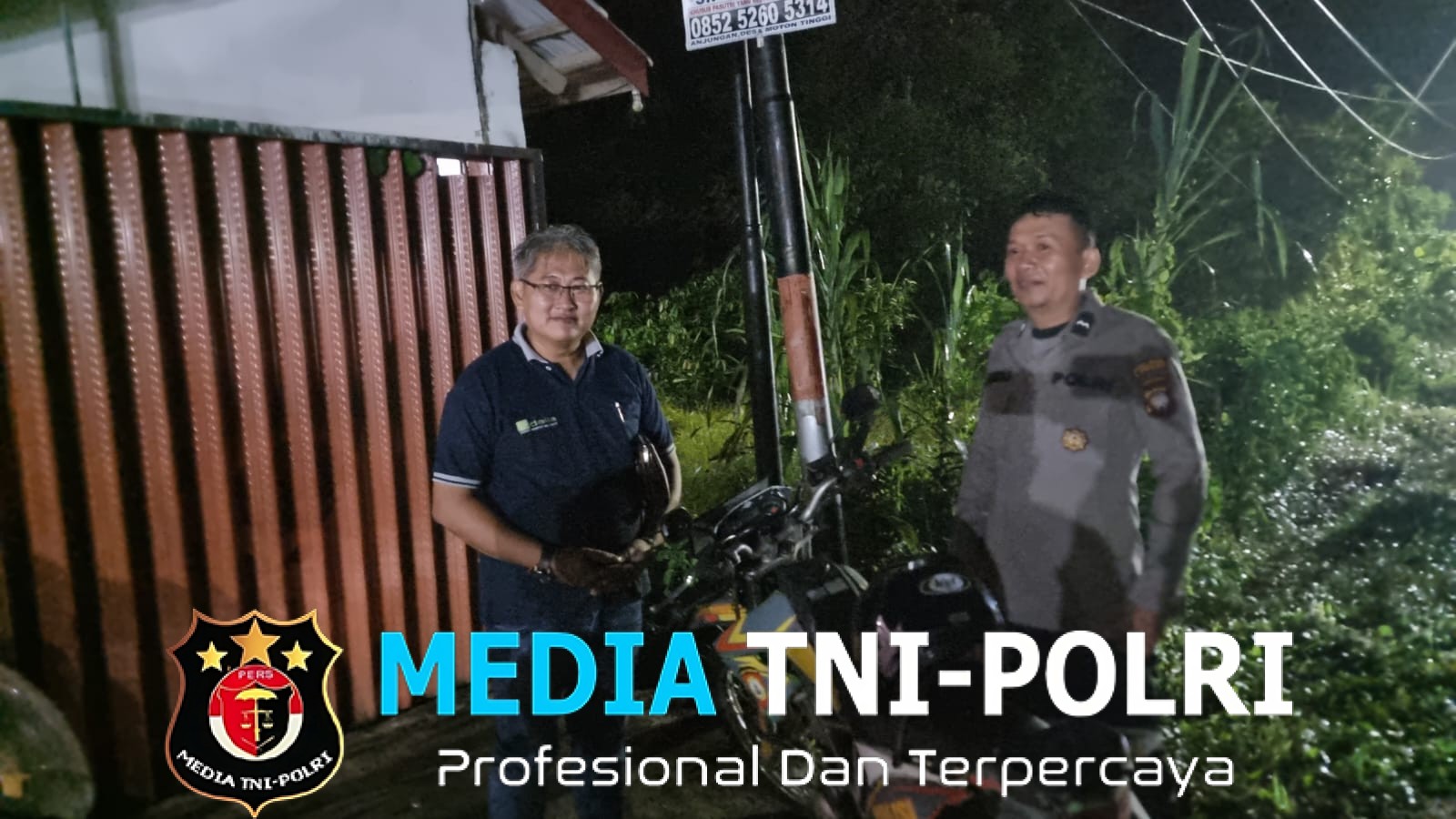 Tingkatkan Patroli di Malam Hari, Personil Polsek Menjalin Sapa Warga untuk Jaga Kamtibmas