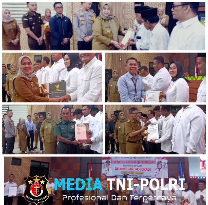 Wakil Bupati Pringsewu Umi Laila Serahkan Akte Notaris & SK Badan Hukum Koperasi Desa Merah Putih