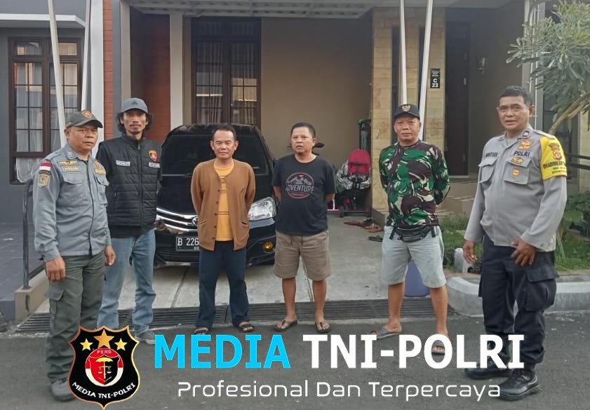 Jaga Kamtibmas Aman Bhabinkamtibmas Polsek Ciawi Sambangi Tokoh Masyarakat Bitungsari