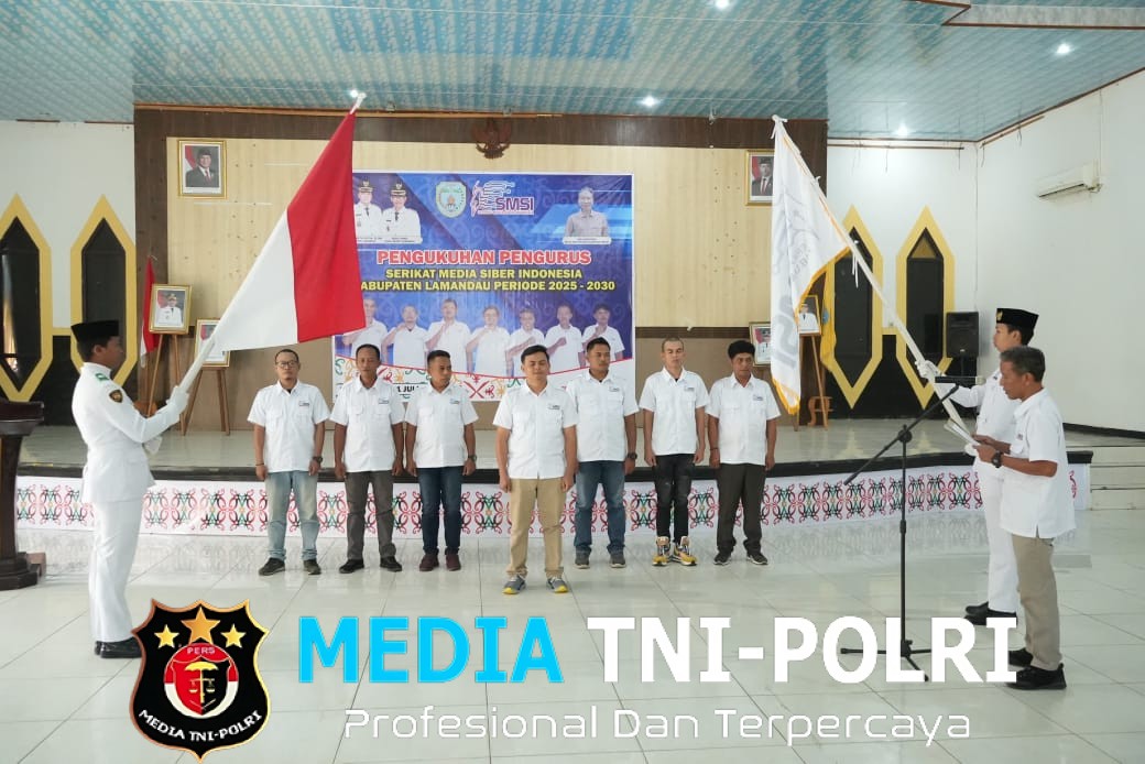 Bupati hadiri Pelantikan Pengurus SMSI Lamandau 2025-2030, Ajak Berkolaborasi dengan Pemda