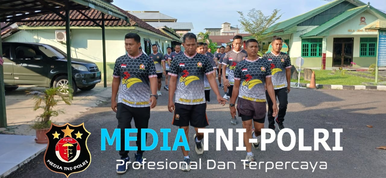 Guna Menjaga Kebugaran,Kodim 1015/Sampit Laksanakan Olahraga Bersama