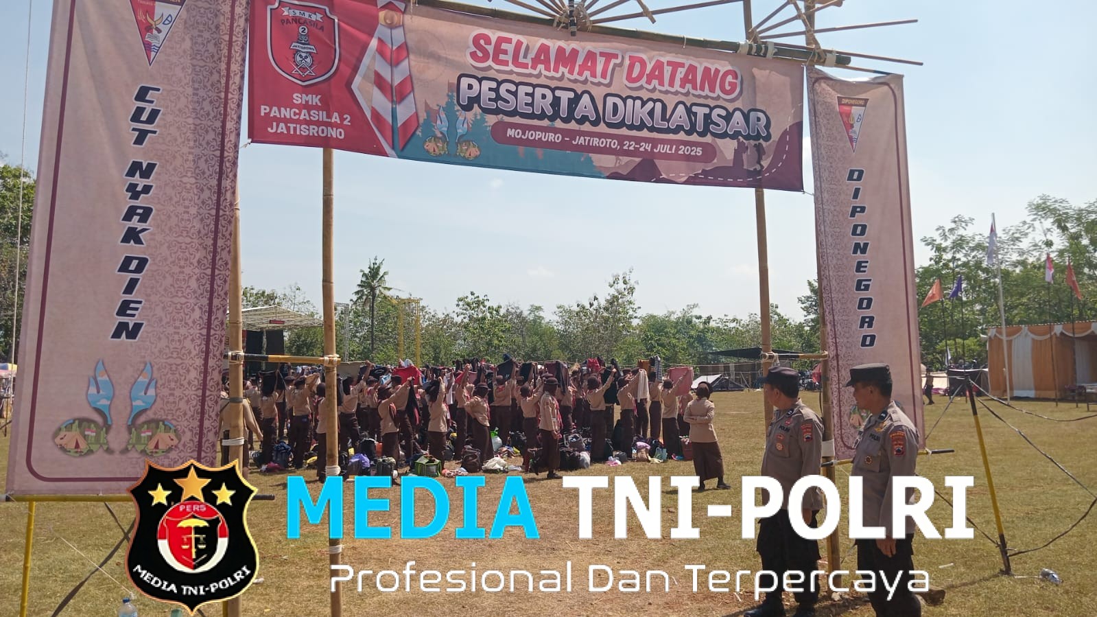 Polres Wonogiri Amankan Diklatsar SMK Pancasila 2 Jatisrono, 360 Siswa Ikuti Pelatihan Fisik dan Mental